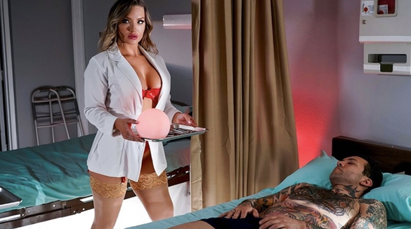Tattooed Stud Slammed The Cute Nurse's Tight Ass And Wet Pussy!