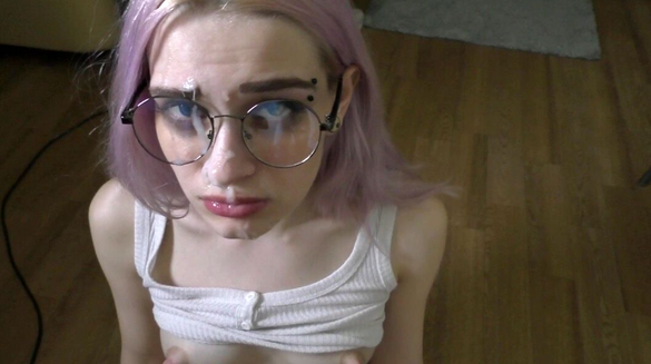 She Watched Porn Alone... Then Begged For Doggy And A Big Facial!