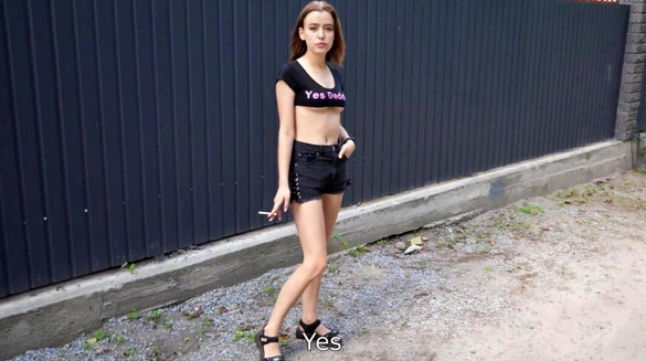 She Smoked Her Cigarette So Sexily It Made A Stranger Fuck Her Hard!
