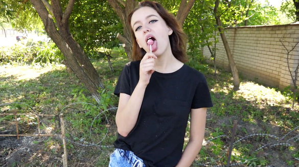 She Sucked A Lollipop So Sexily It Made A Stranger Fuck Her!
