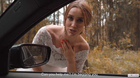 Gave A Runaway Bride A Ride Home... She Thanked Me With Her Tight Wet Pussy!