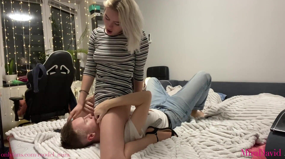 Nerd Helped Hot Classmate Study... She Paid With Her Tight Pussy!