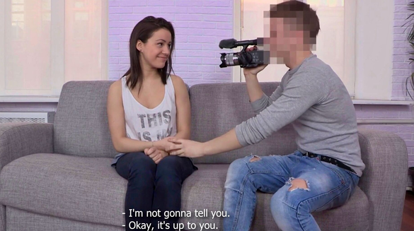 Broke College Girl Tries Porn Casting To Pay For Tuition... Got Fucked!