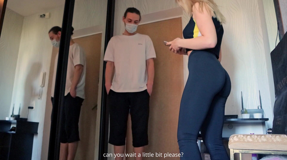 Cheated On My Boyfriend With The Delivery Guy... No Cash, So I Paid With Pussy!