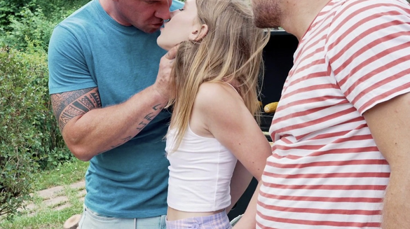 Our Picnic Turned Into A Wild Hot Threesome Fuck!