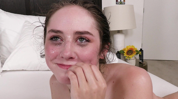 She Took Two Guys - Creampie In Her Pussy And Cum On Her Face!