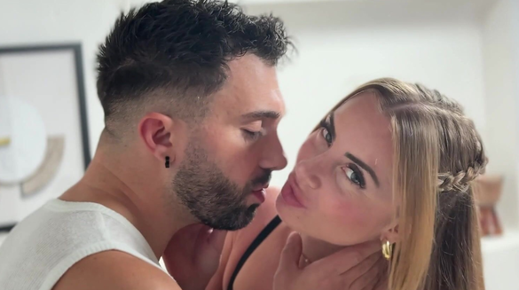 Hot Blonde Takes Thick Cock In Her Shaved Pussy And Tight Ass!