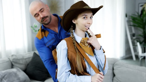 Horny Young Cowgirl Loves Riding My Thick Cock!