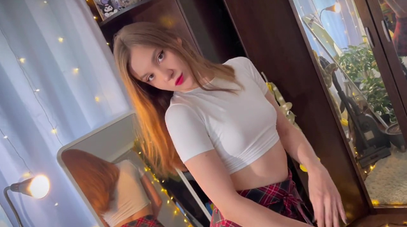 Short Skirt + Deepthroat = Every Guy's Secret Fantasy!
