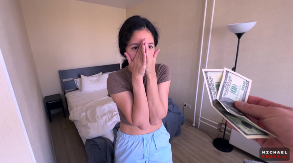 Asian Maid Let Me Fuck Her For Cash... She Took Every Inch!