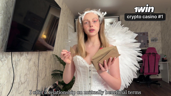 Cupid Came For My Heart... Got My Cum All Over Both Cheeks Instead!