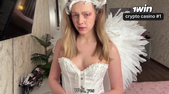 Cupid Came For My Heart... Got My Cum All Over Both Cheeks Instead!