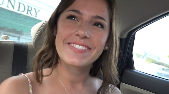 Fresh Freckled Cutie's Very First Porn Scene - Natural, Wet And Horny!