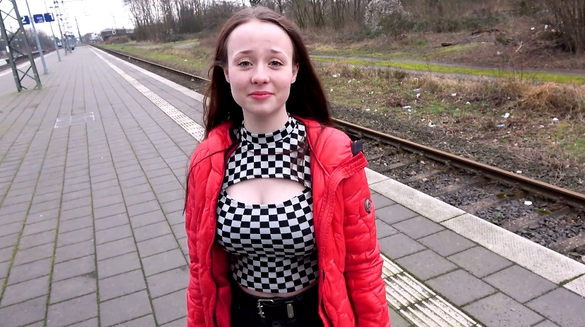 Last Stop: Dirty Train Station Fuck With A Total Stranger!