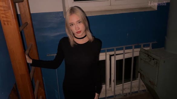 I Fucked This Hot Alt Slut Hard In The Stairwell... The Walls Were Shaking!