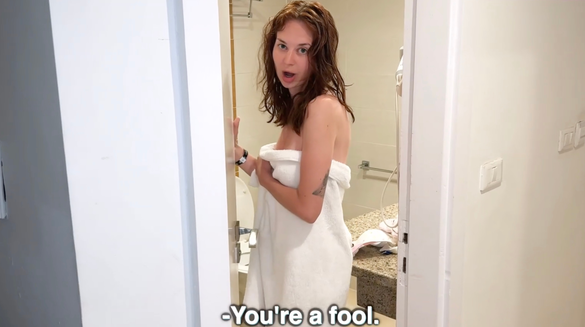 He Stole Her Panties Then Forced Her To Fuck Him Hard While Wearing Them